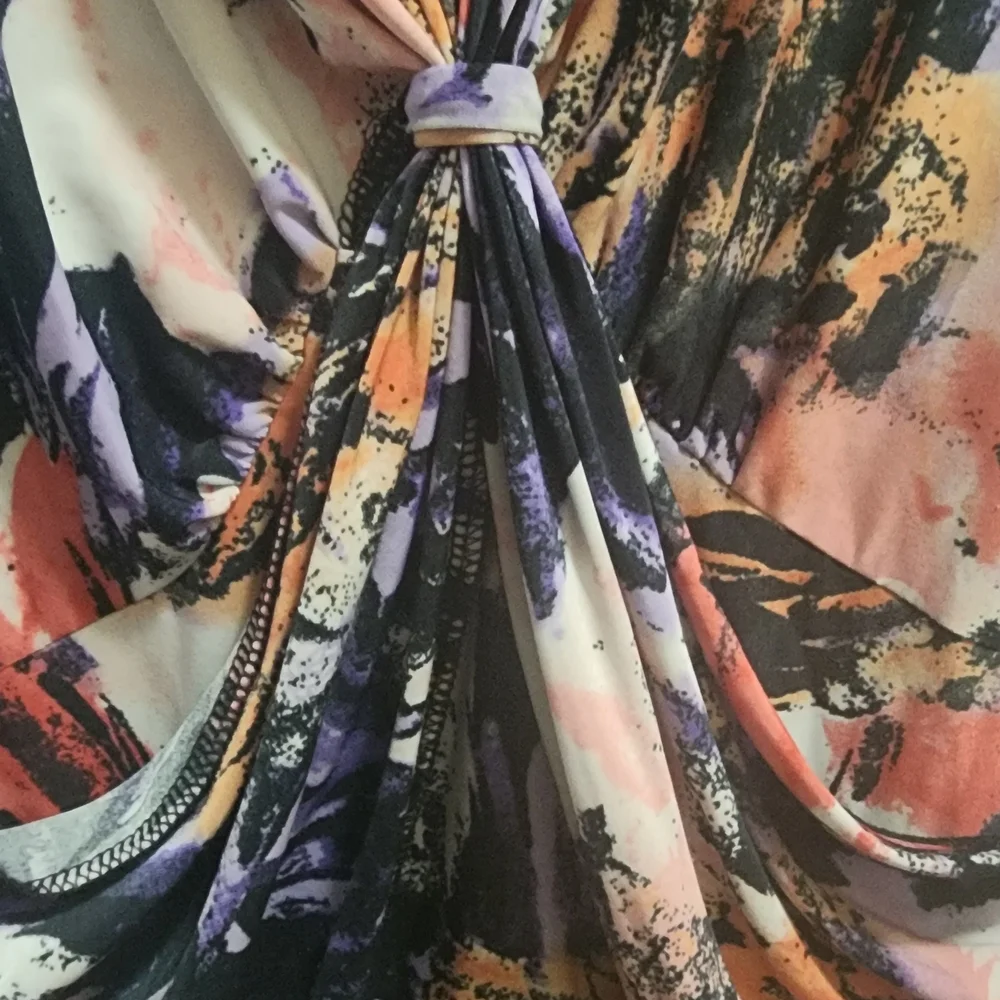 AA Studio AA Abstract Knot Front Dress Size 18 - Picture 3 of 4